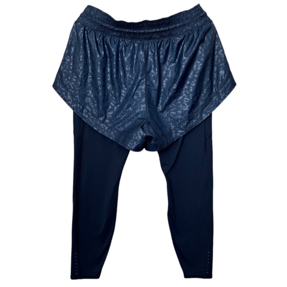 Athleta Rainier 2 in 1 Tight  Women's Size L  High Rise Water Repellent Workout - Picture 2 of 16